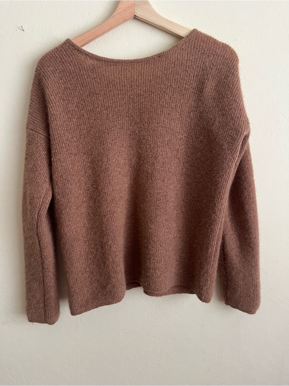 Sezane Gaspard button down cardigan in Brown - Picture 2 of 4